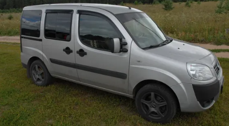 Дефлекторы окон (ветровики) Fiat Doblo Cargo 5d/Doblo Panorama 5d 2009 (Фиат Добло) Кобра Тюнинг