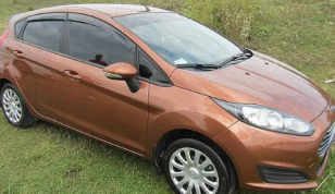 Дефлекторы окон (ветровики) Ford Fiesta VI 5d 2009"EuroStandard" (Форд Фиеста) Кобра Тюнинг